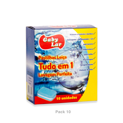 Pastilha Lava Loiça Gabylar Pack 10