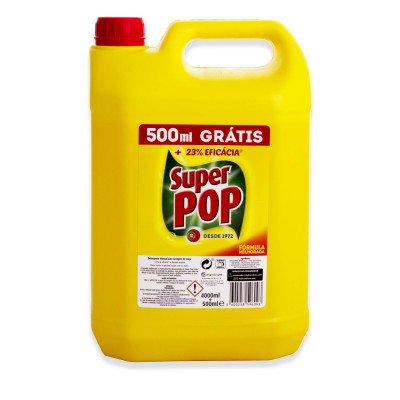 Detergente Loiça Manual Super Pop Limão 4000ml+500ml