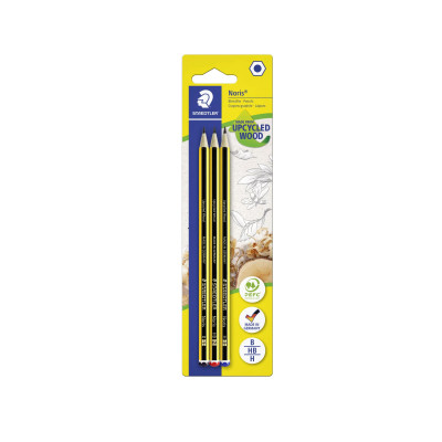 Lápis Grafite Staedtler Noris B/HB/H Pack 3