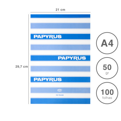 Bloco Notas Ambar A4 100 Folhas Pautado