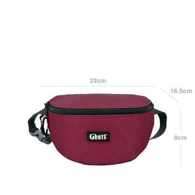 Bolsa Cintura Ghuts Mauve Red 22X16.5X8cm