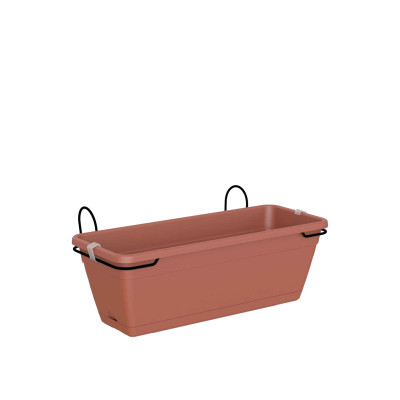 Floreira Venezia Kit Varanda 39X19.5X16.6cm 7L Terracota