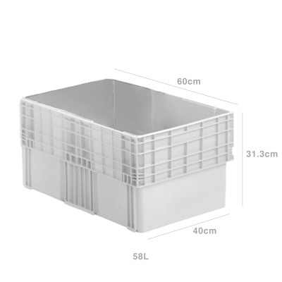 Caixa Contentora Fechada 58L 60X40X31.3cm