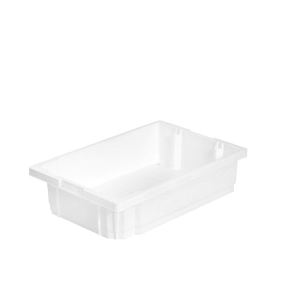 Caixa Contentora Fechada Branco 21L 60X40X14cm