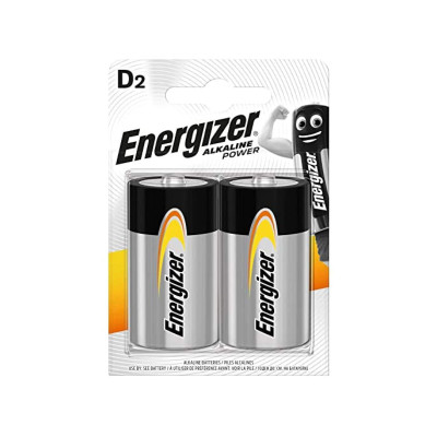 Pilha Energizer Alkaline Power D Pack 2