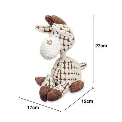 Brinquedo Animais Peluche Girafa 17X12X27cm