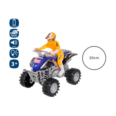 Moto Fricção Com Luz E Som 20CM