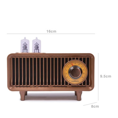 Rádio / Coluna Vintage Kooltech Ser Castanho 150-200Hz 16X9.5X8cm