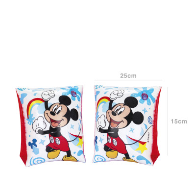 Braçadeira Natação Ar Insuflável Mickey 25X15cm Pack 2