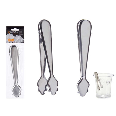 Pinça Gelo Inox 18cm