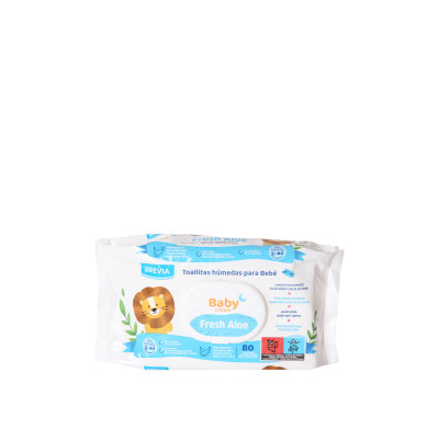 Toalhitas Bebé Babycream Fresh Aloe Pack 80